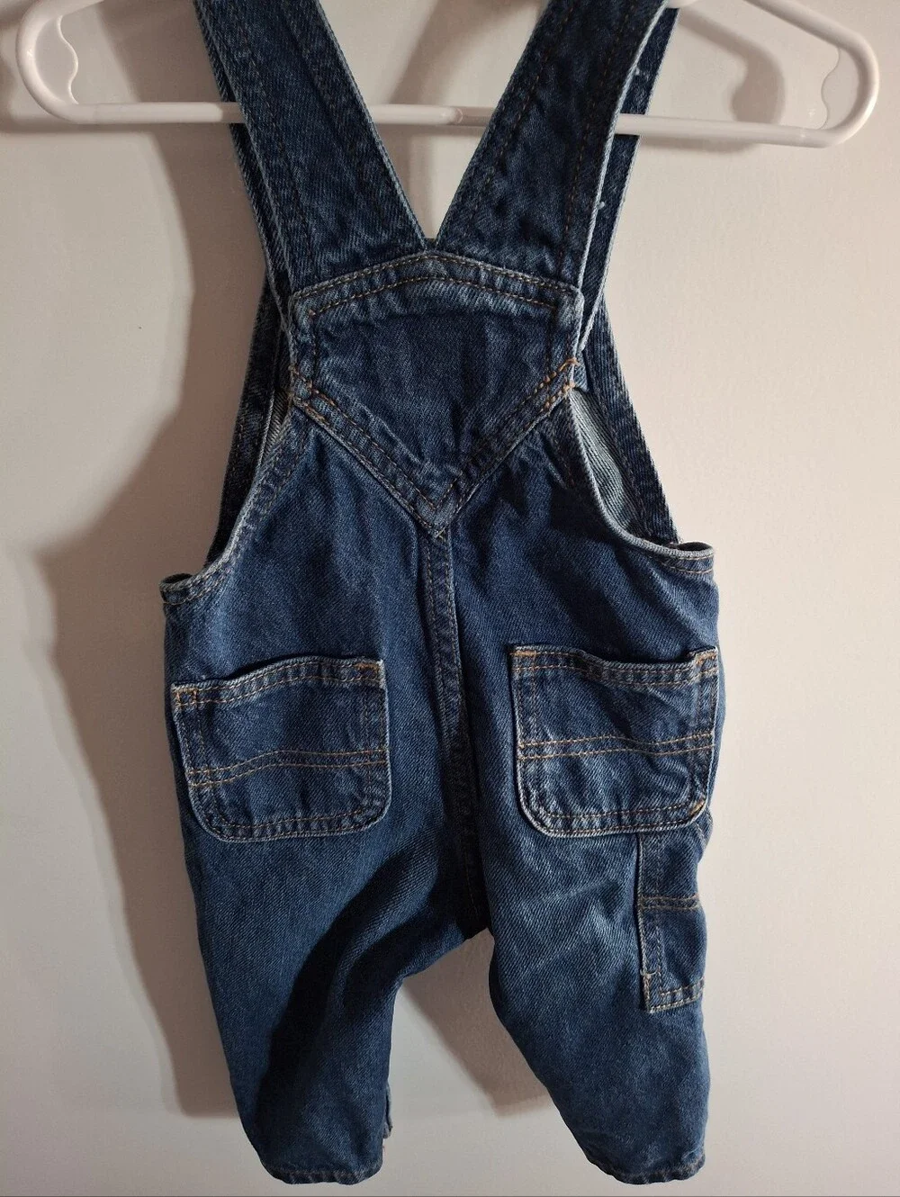 Infant 6-12 Months Overalls Old Navy Denim Color